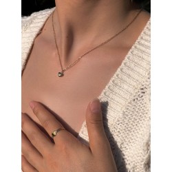 Collier fin avec petit cœur