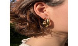 Boucle d'oreille petite créole