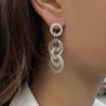 Boucles d’oreilles cascade ronde