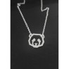 collier pandaCollier Chaine Panda  Laiton Argenté