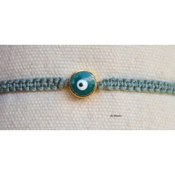 Bracelet Oeil Vert