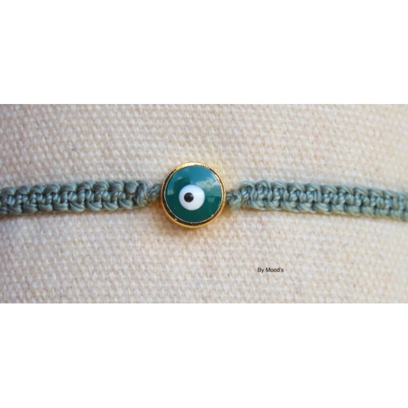 Bracelet Oeil Vert